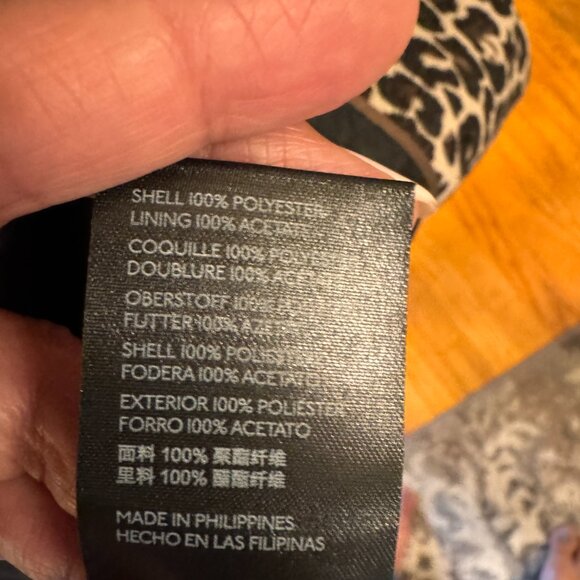 NEW! with tags Anthropologie Longline Leapord Blazer size 0 - Picture 6 of 9